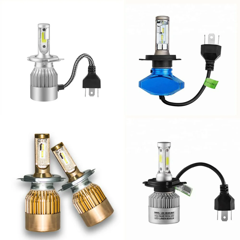 Led Car Headlight High Power S2 9006 Headlight Bulb Holder H1 H3 H7 H11 ...