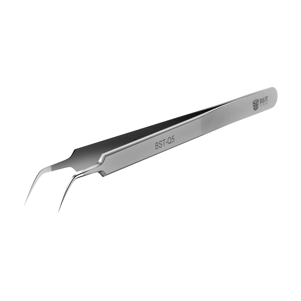 Expo Tweezers Stainless Steel AA Straight Pointed Angled Curved Craft Model