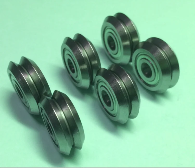 Rm42rs Stainless Steel Bearings 15 Mm Bore V Groove Guide Track Roller