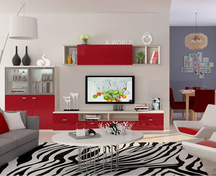 Modern Design Living Room Furniture Wall Paint TV Cabinet