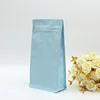 Coffee packaging bag of custom color printing plastic eight edge sealing food bag stand up with zipper/air valve