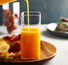 Creative and simple milk breakfast cup high temperature resistant lead-free glass cup