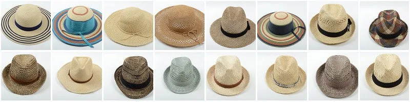 plain straw hats to decorate