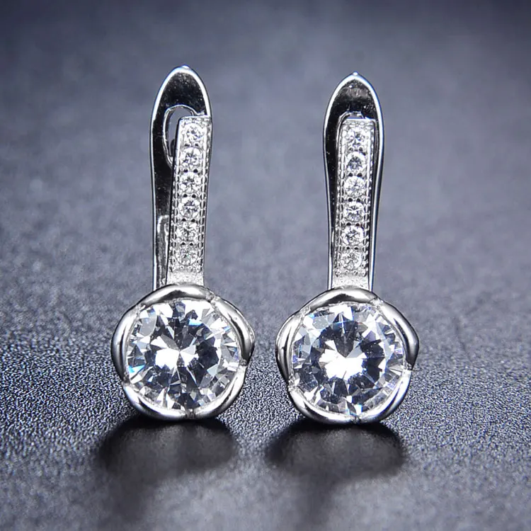 Custom Wholesale Cheap Silver Cubic Zirconia Jewelry Set Buy Cubic