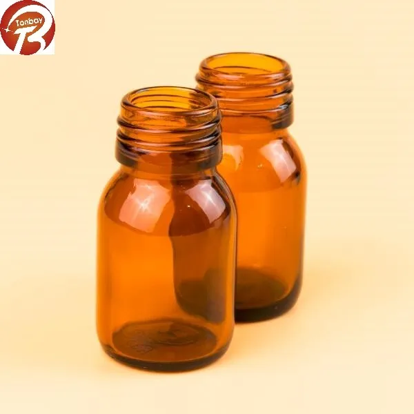28mm Neck 30ml Amber Oral Liquid Glass Bottlecontainer 30ml Amber Syrup