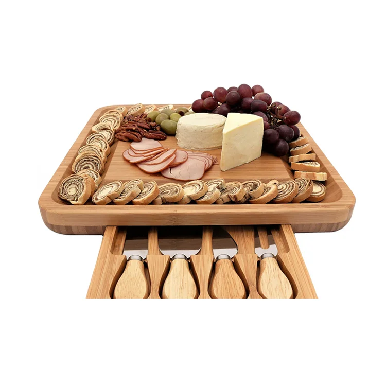 Wholesale Kitchen Food Charcuterie Serving Drawer Trays 100% Natural ...