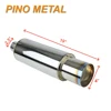 Universal Fits Car Stainless Steel Chrome Round Exhaust Tail Muffler Tip Pipe