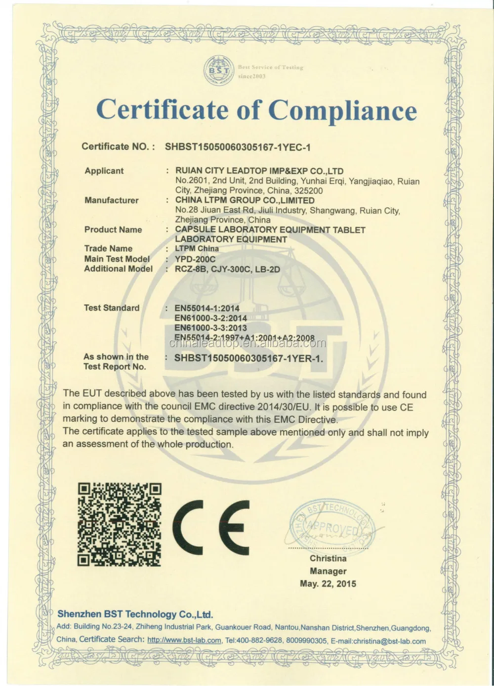 CE Certification