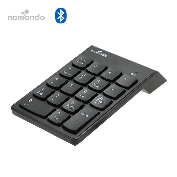 Blue Tooth Numeric Keyboard Protable Keypad Splitter Aluminium Alloy Cover For Android Phone