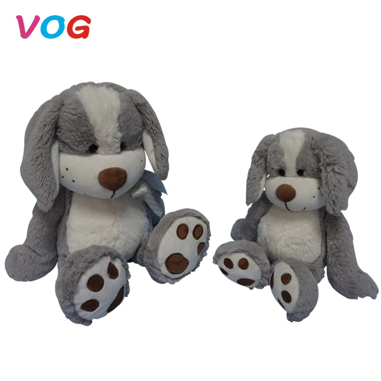 stuffed dog toy with toy inside