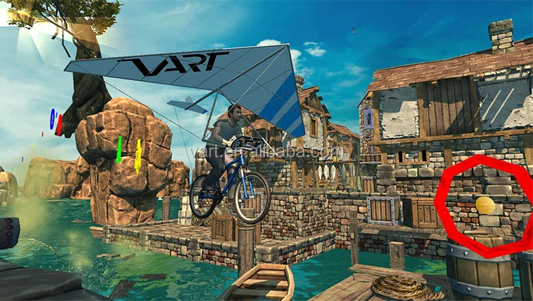 VART Hot Sales High Quality Game Simulator Virtual Reality Fitness VR Bike For Entertainment