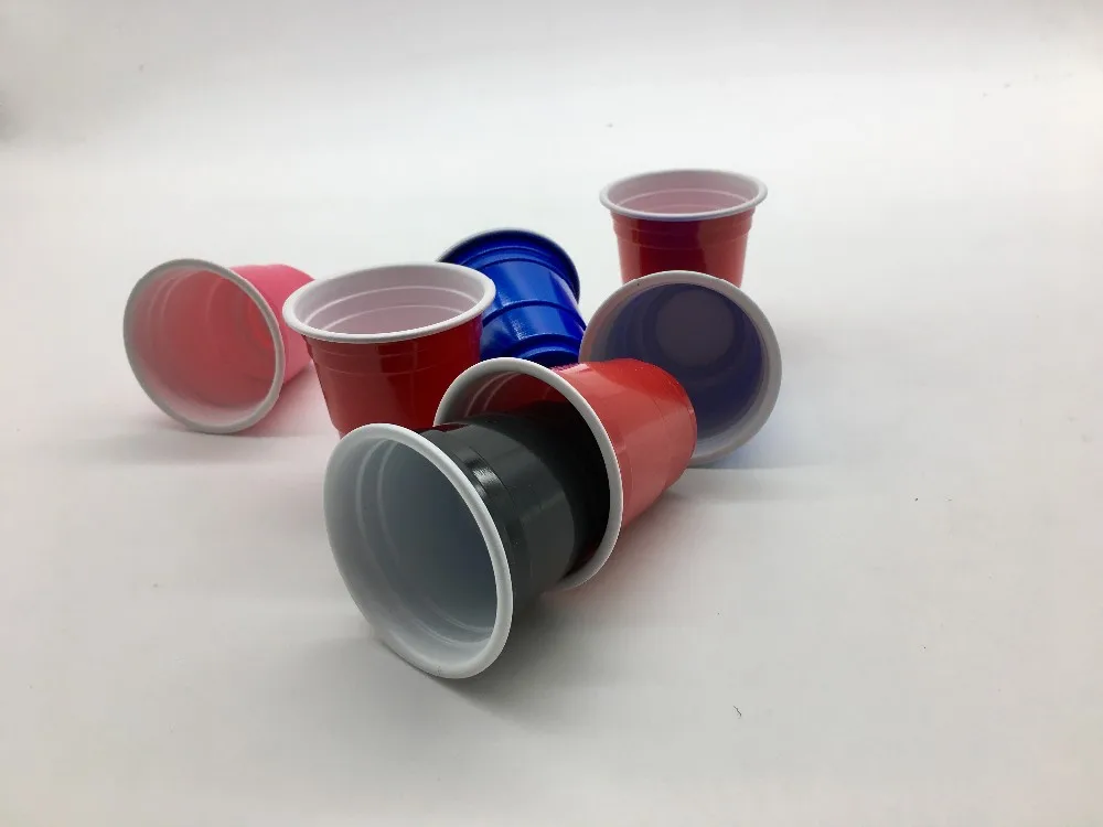 2oz 50ml Ps/pp Red Party Cups/ Small Disposable Glasses Buy