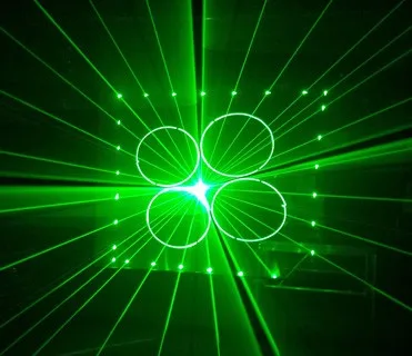 dmx 10 瓦绿色 ilda dj 俱乐部派对舞台激光灯光表演系统