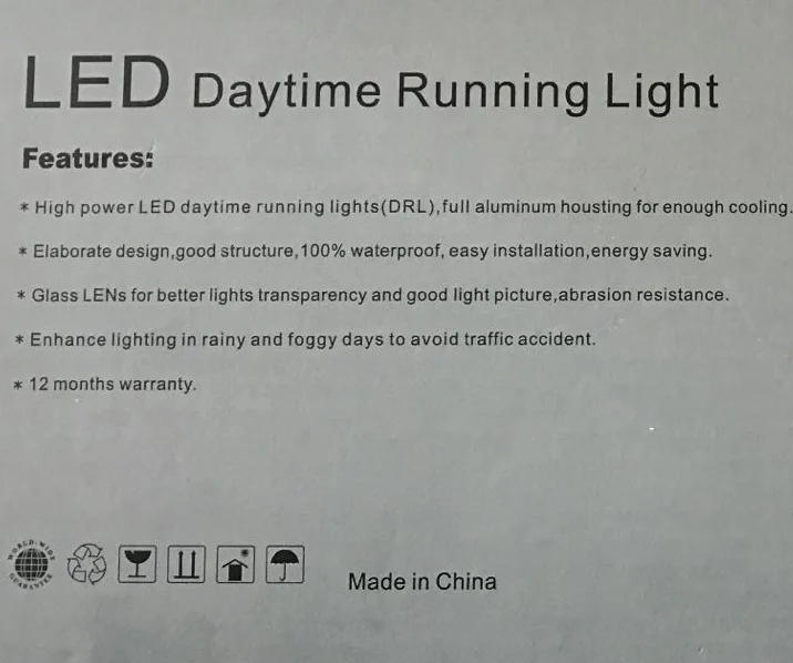 Flexible Crystal LED Strip Car Head light Daytime Running Light Turn Signal Lamp