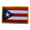 USA Puerto Rico Flag Embroidered Patches