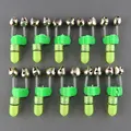 Fishing rod 10x LED Blue 74mm 3 26mm 1 2 LR41 batteries Button Light Night Twin