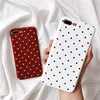 New iPhoneX Wave Point Mobile Phone Shell 6S Skin Silk Pattern 7plus Fashion Dots