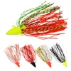 Fulljion Metal Spinner Fishing Bait Spoon Fishing Lures Skirts Buzz Bait