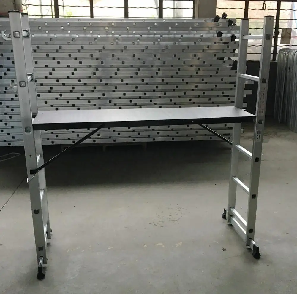 New Multi Purpose Diy Step Ladder Aluminium 5 Way Scaffold Extension