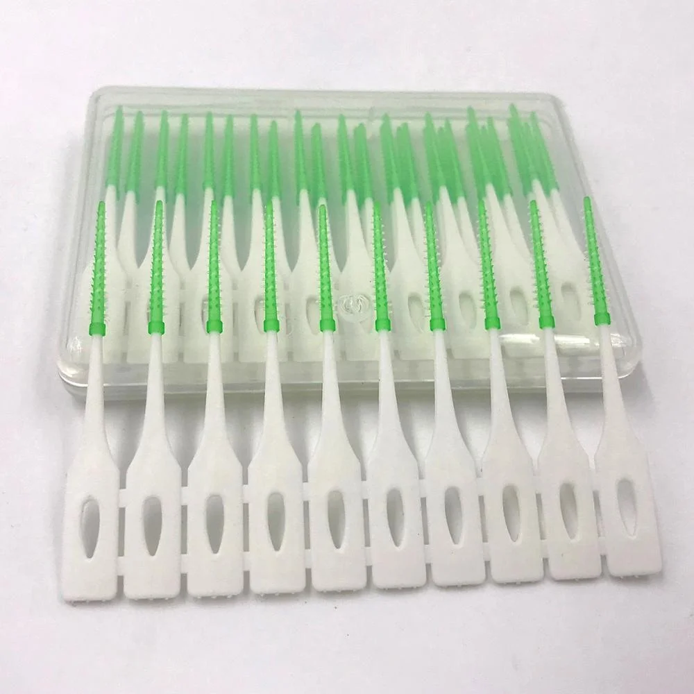 
40 PCS Interdental Brush Dental Floss Oral Care Brush Production and Mould 