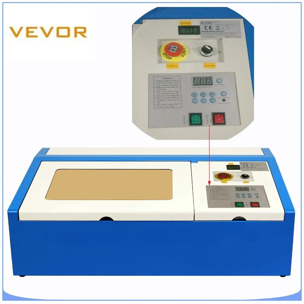 Vevor 40w Laser Engraving Machine Co2 Engraving And Cutting Machine With Usb Port Buy Laser