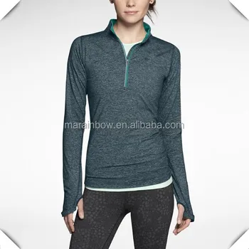 half zip running pullover