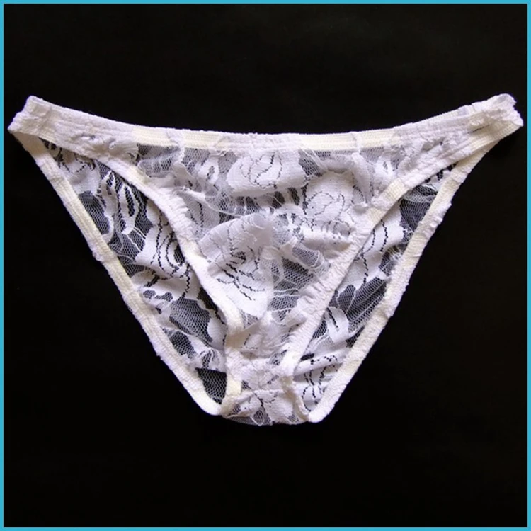 Pink Lace Sexy Underwear For Man Briefs See Through Sc29 Buy Sexy 