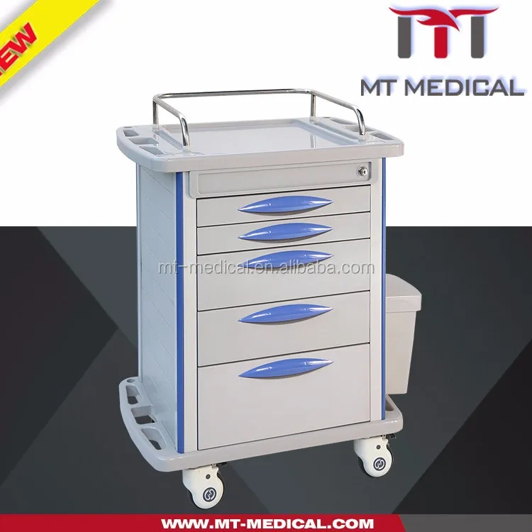 MMT-5 stainless teel dressing trolley with bowl