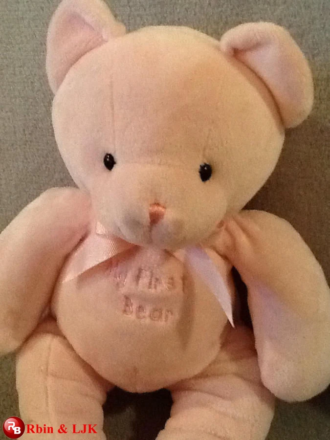 pink my first teddy bear