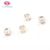 China beads market millefiori hair braiding potter crystal glass beads cube silver faceted cube beads