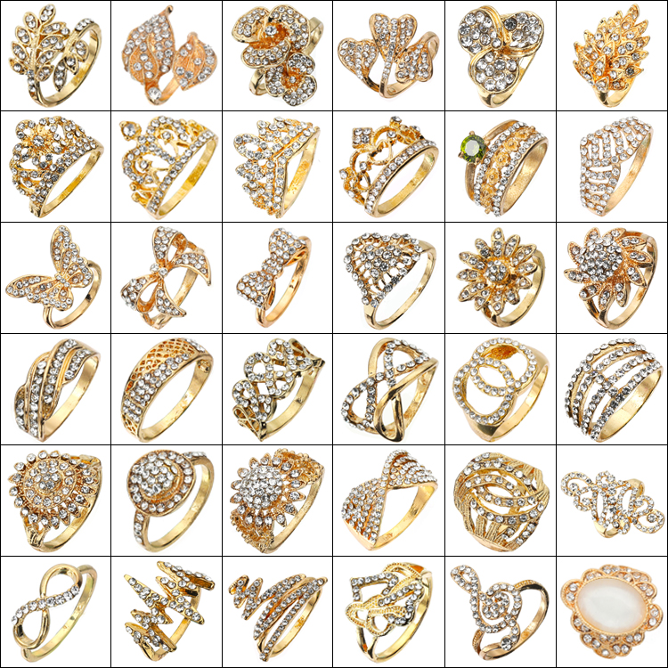 Promotional Jewelry Rhinestone Indian Gold Ruby Finger Rings For Men