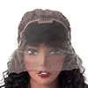 Wholesale Long Wavy virgin straight human lace front human hair wigs for black women