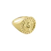 925 sterling silver imported jewelry lioness medallion lion ring
