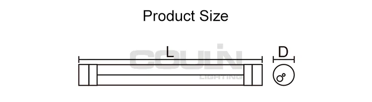 Coulin Ip67 DALI dimmable Led Triproof Lamp 20w PC Material Batten Led Light/waterproof Led Light