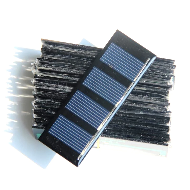 BUHESHUI 0.2W 2V 100Ma Mini Solar Cell Polycrystalline Solar Panel DIY Solar Toy Panel Education Kits Module Epoxy