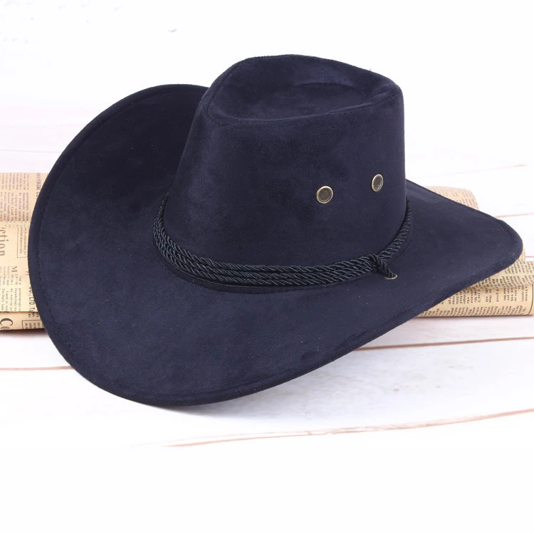 Best Selling Wool Felt Black Promotional Design Your Own Cowboy Hat