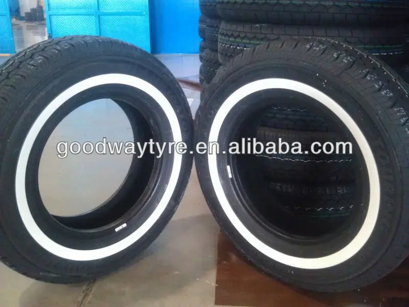 195R14C LINGLONG white wall PCR High Performance radial car tire. pich-nois...