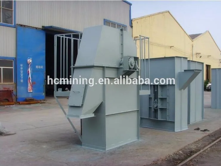 Good Price Rice / Grain/ Gravel Mobile Hopper Bucket Elevator For Sale