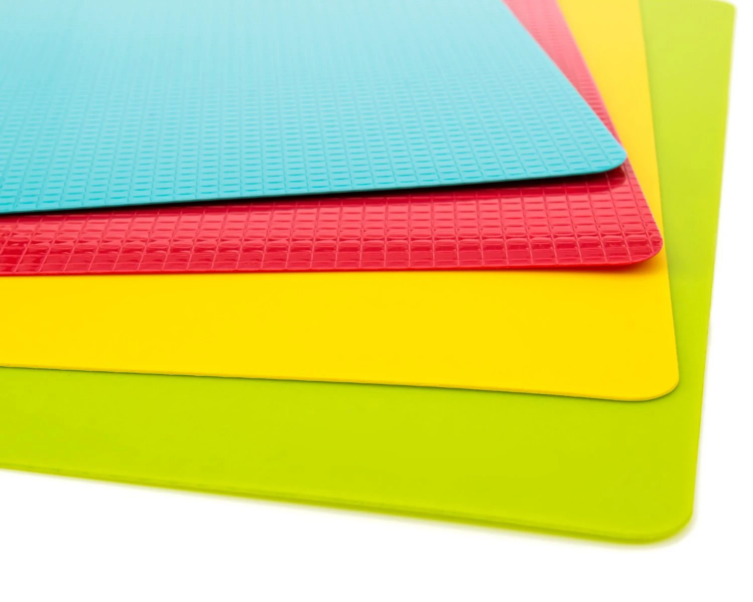 Extra Thick Flexible Plastic Cutting Board Mats With Food Icons,4 Packs