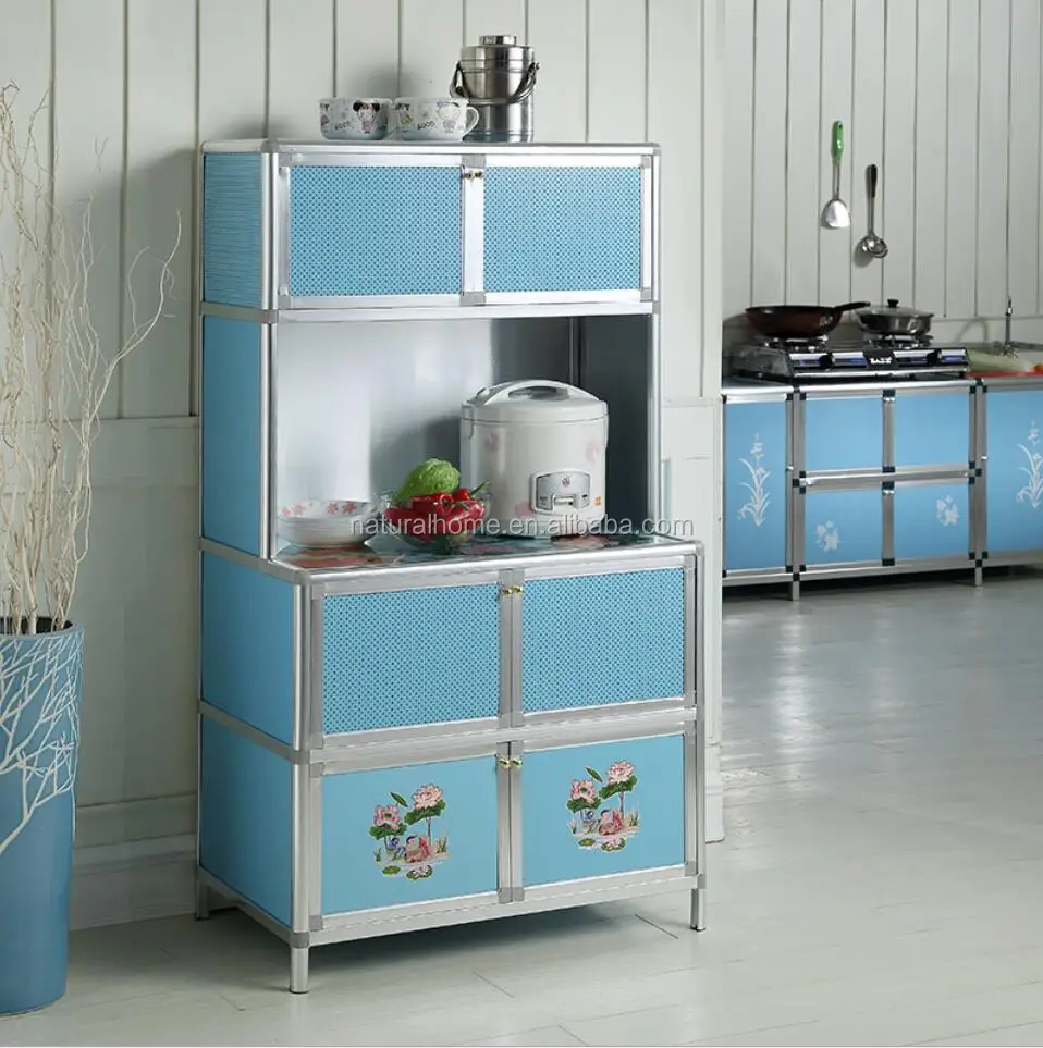 New Arrival Products Aluminium Kitchen Storage Cabinet With Dish