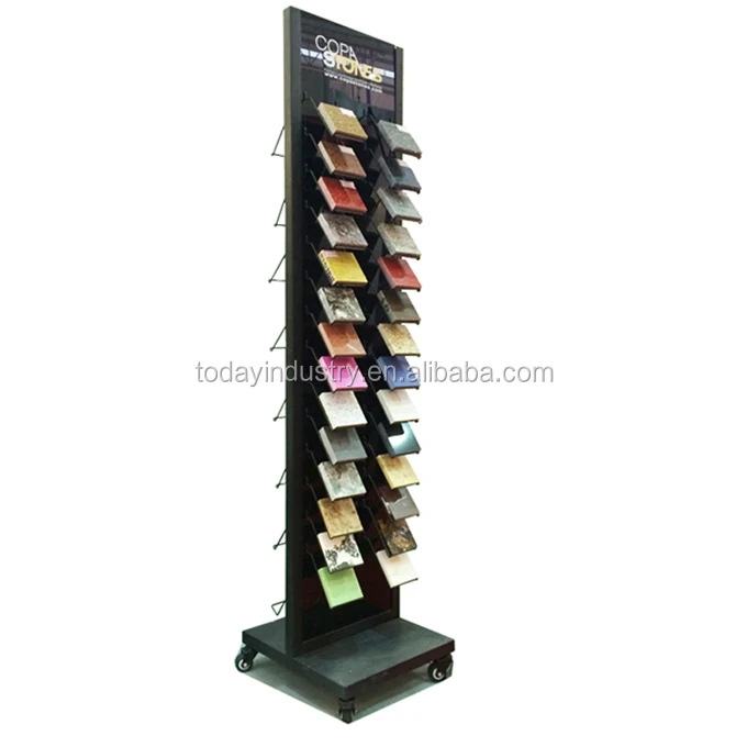 Decorative Ceramic Tile Sample Displays Showroom Show Stand Granite And ...