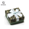Decorative custom made cover cloth paper donut packaging jewelry boxes