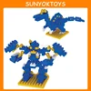 2015 Funny Cartoon Design Cyborg Soldier 3D Puzzle Diy Mini Plastic Building Blocks Toy