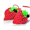 Polyester reusable fruit shape folding shopping bag for promotion