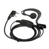 Cheap 2 Pin Earpiece Headset with Mic PTT C-Type Earhook Headphones for Retevis RT22 RT21 H-777S Walkie Talkies