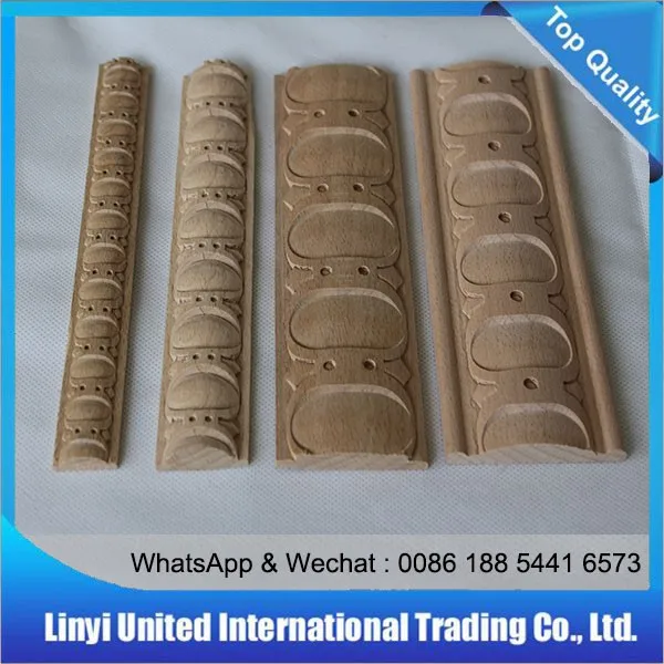 Steam beech hand carved wood molding