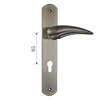Professional Architecture Wholesale 250~280mm ABB/CF/AC/NB/NP Zinc Door Handles
