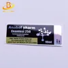 Custom printing waterproof 10ml hologram vial label for steroid pharmaceutical packaging
