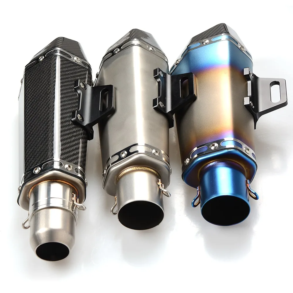 Universal 51mm Motorcycle Exhaust Pipe Fit For Ybr125 Yzf600 Z750