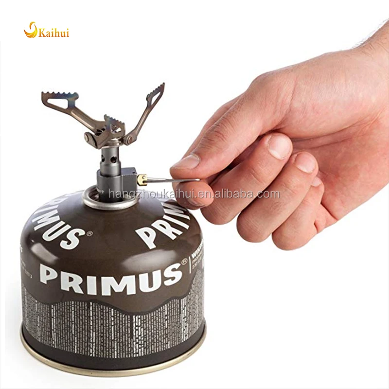 Ultralight Titanium Gas Stove For Backpacking,Camping,Hiking And Bike